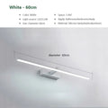 Led Mirror Lights Wall Lamps Bathroom Waterproof White Black LED Flat Lamp Modern Indoor Wall lamp Bathroom Lighting Make Up
