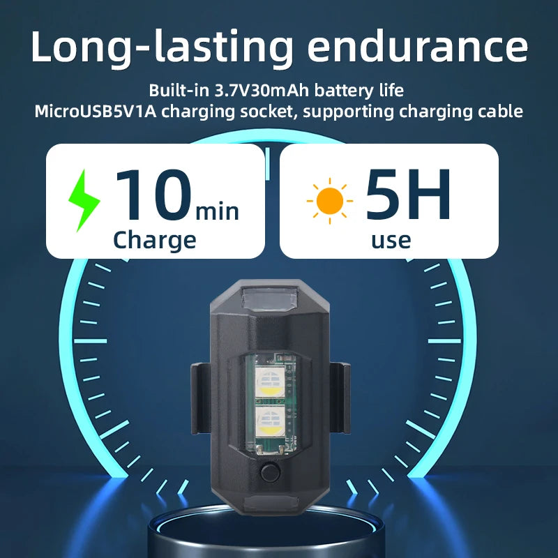 Mini Drone Strobe Light for DJI NEO/Mini 4 Pro/Mini 2/4K/Mavic 3 Lightweight 6 Lights Color Anti-collision Signal Lamp Accessory