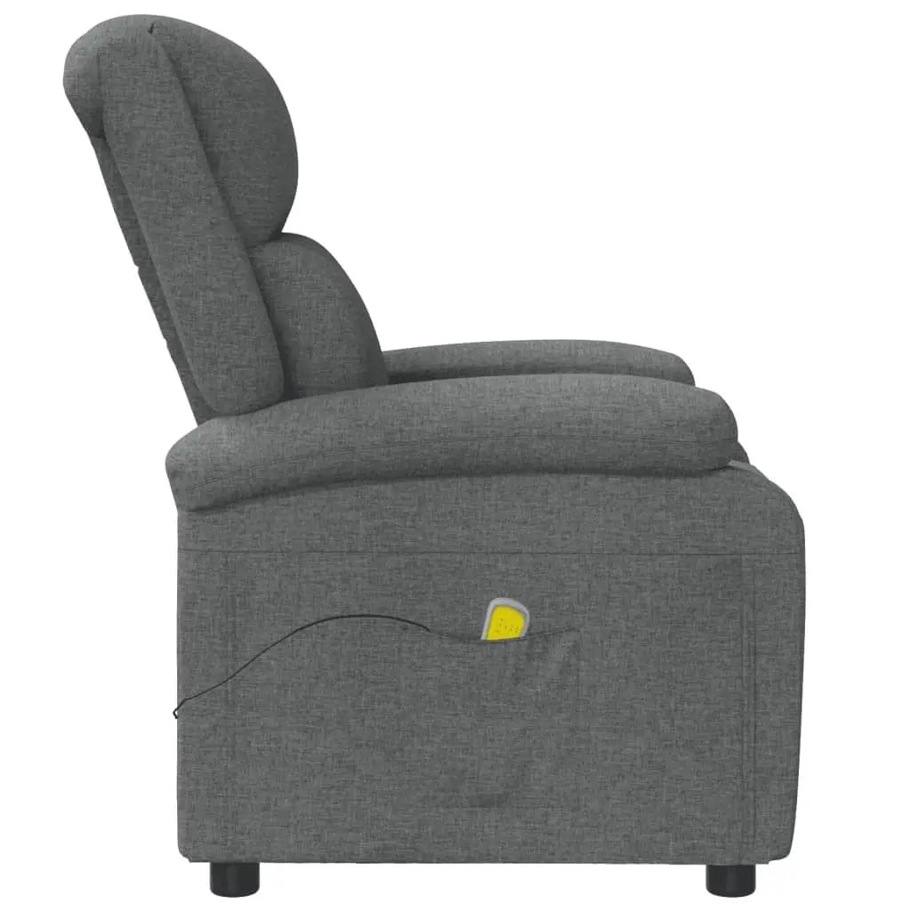 Dark Gray Fabric Massage Chair