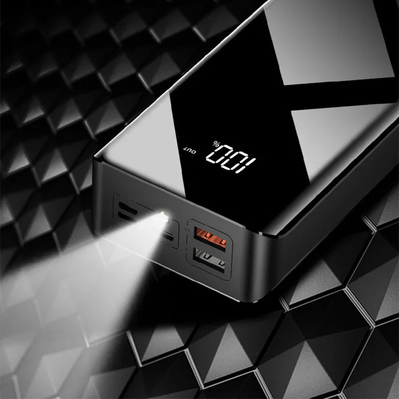 PowerBank 30000mAh/40000mAh Usb Portable Extra Auxiliary Battery Mobile Power Bank Charger For iPhone Xiaomi carregador portátil