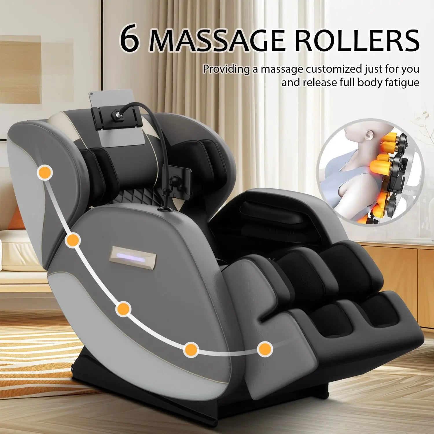 Full Body Air Pressure Zero Gravity Massage Chair Recliner