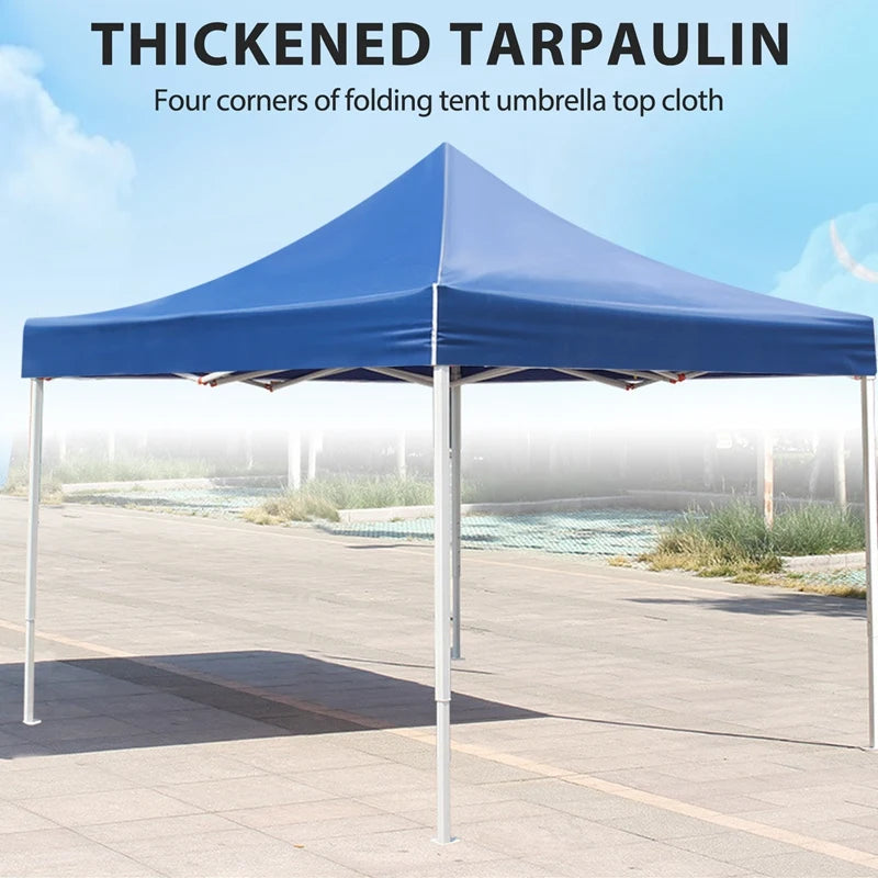 Canopy Replacement2X2M Canopy Top Cover Replacement Four-Corner Tent Cloth Foldable Rainproof Patio Pavilion Replacement Blue