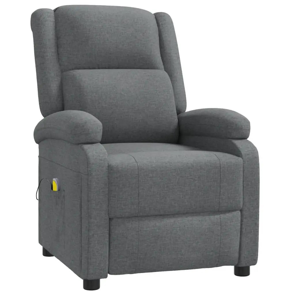 Dark Gray Fabric Massage Chair