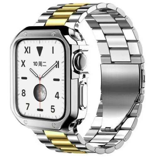 Stainless Steel Smart Watch Bands for Apple IWatch 8 7 6 5 4 3 2 SE Sizes 38/41/40/42/44/45mm