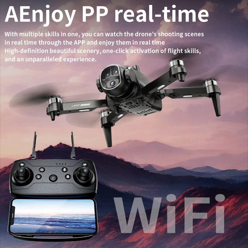 H21 Drone Professional HD Aerial Photography 8K 5G WIFI GPS Remote Control Aircrafts HD Dual Cameras Brushless Motor Quadcopters