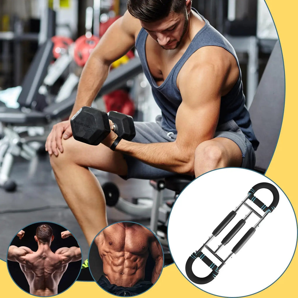 Arm Trainer Home Chest Muscle Workout Flexible 20-100KG U Shape Chest Strength Training Equipment For Fitness Sports Gym