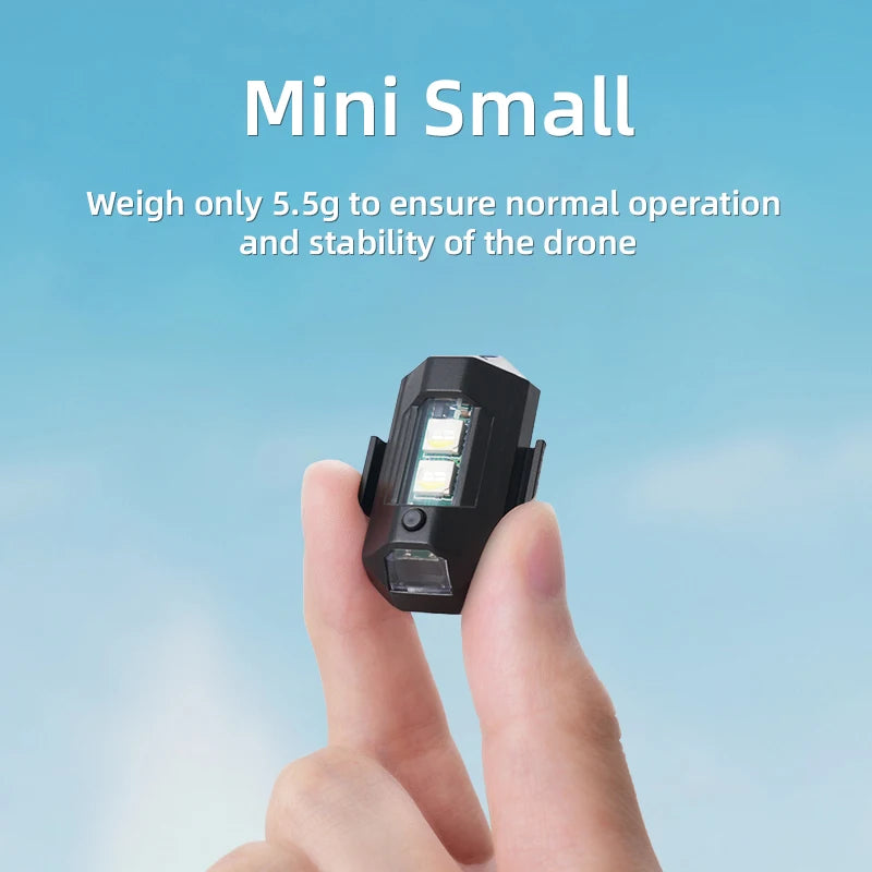 Mini Drone Strobe Light for DJI NEO/Mini 4 Pro/Mini 2/4K/Mavic 3 Lightweight 6 Lights Color Anti-collision Signal Lamp Accessory