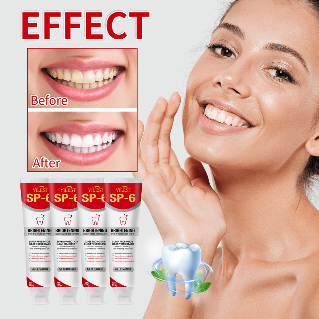 Probiotic Toothpaste for Whitening and Fresh Breath